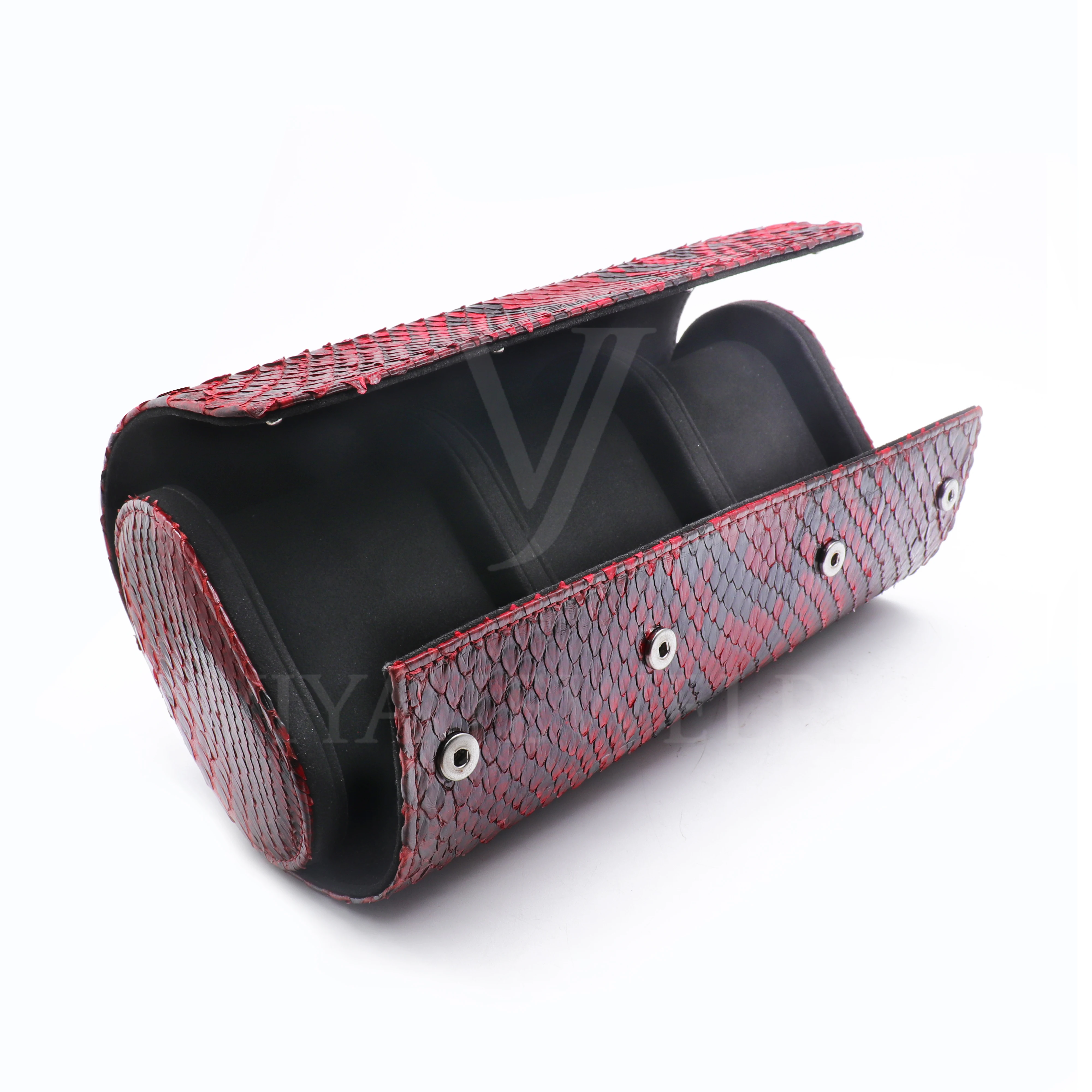Luxury Genuine Python Leather Watch Boxes Bracelet Case Jewelry
