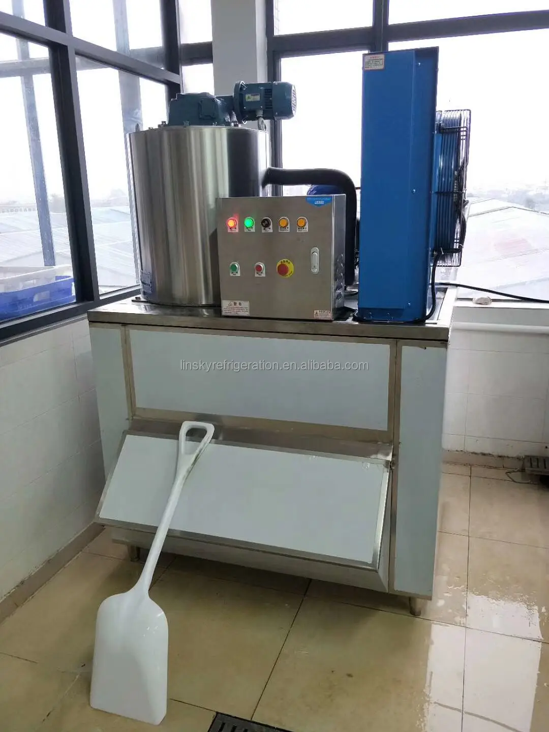 3 ton per day Popular refrigeration units flake ice generators seawater ice flake machine