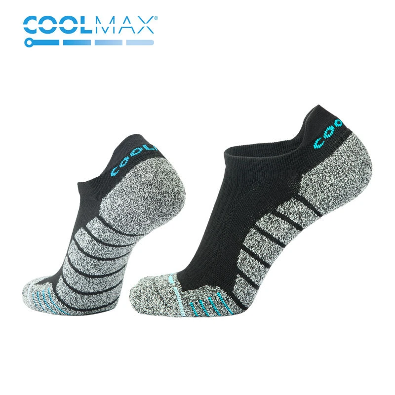 High Tech Functional Yarn Ankle Socks Super Well Professional Moisture Wicking Coolmax Sports Socks