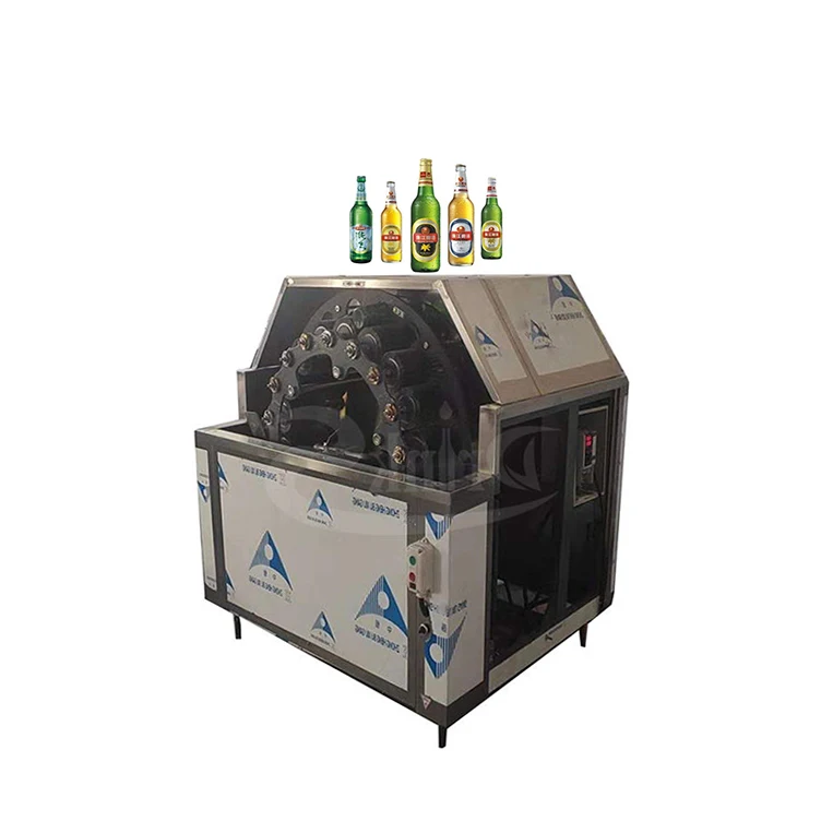 24 Model Semi-automatic Rotary 1800 - 2400 BPH Beer Glass Rinser