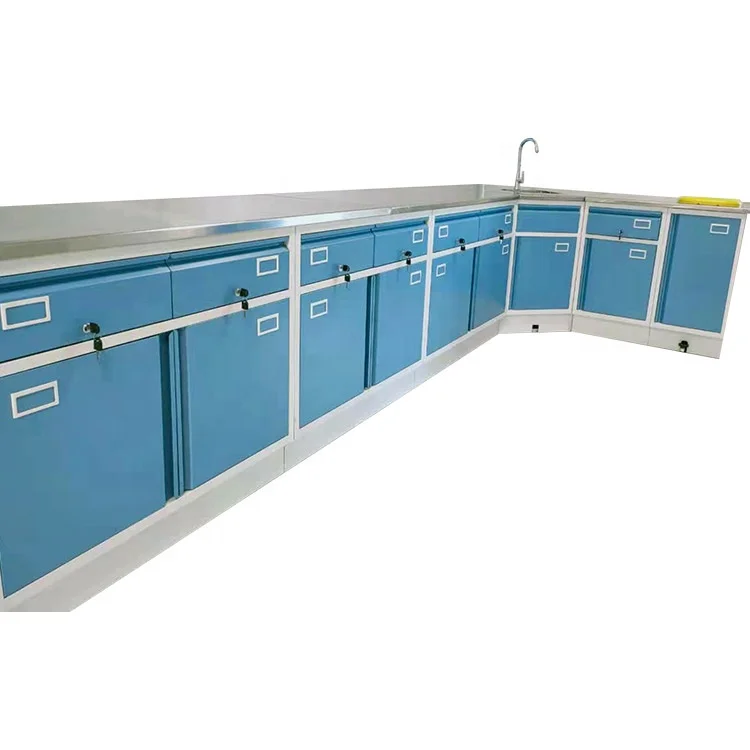 Медицинский лабораторный верстак с зеленым травяным покрытием в современном стиле, больничная мебель, производитель из Китая