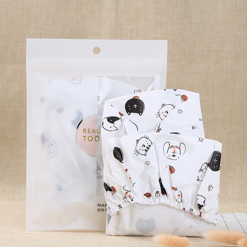 Lameila New shower caps custom waterproof hair cap for shower C0815