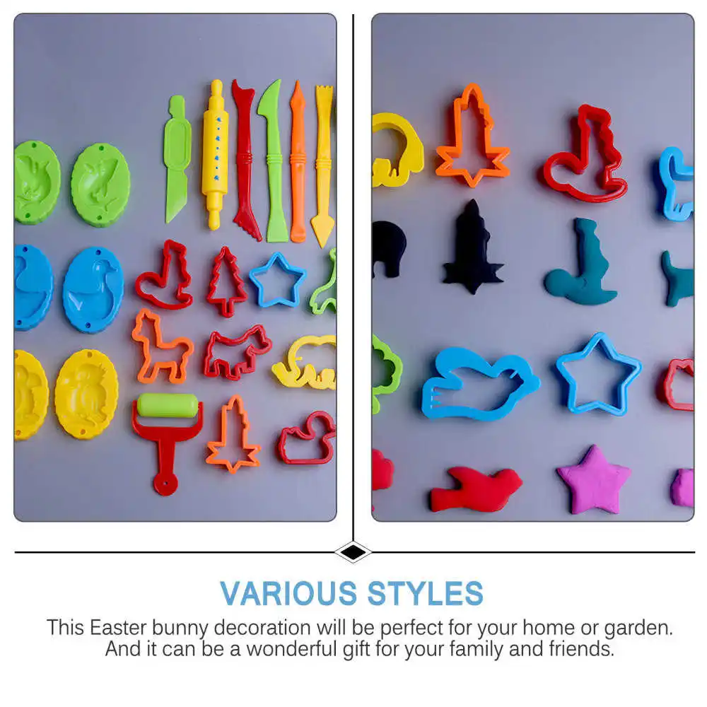 26 шт. Сделай своими руками пластиковые Пластилин для лепки инструменты ухода за кожей аксессуары plasticines моделирование мягкая глина наборы Формочки игрушки детей подарок