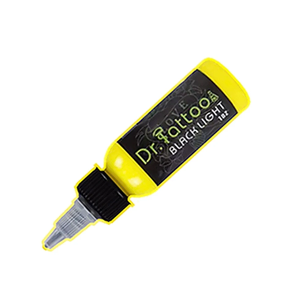 Professional Uv Permanent Tattoo Ink Glow in the Dark Tattoo Ink from USA 6 colors 30ml OEM
