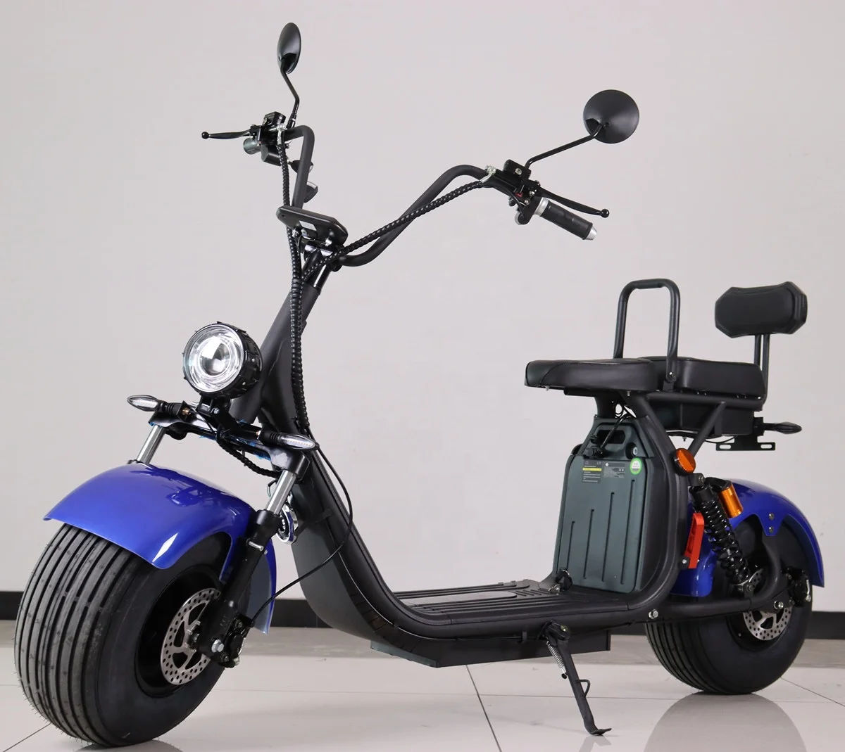 2022 eec coc european warehouse stock fat tire citycoco electric scooter  for adults