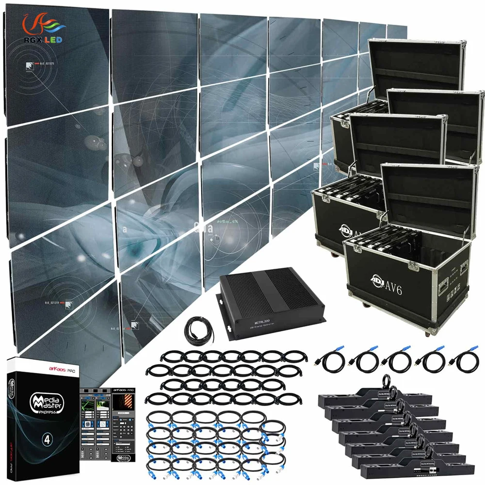 RGX Professional LED screen manufacture P3.91 500x500mm Stage Background Led Video Wall