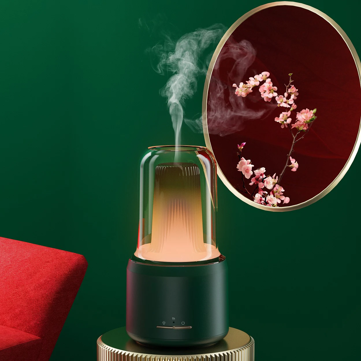 Wholesale price Humidifier Aroma Night Ultrasonic Essential Oil With Led Light Home Fragrance Diffuser USB power
