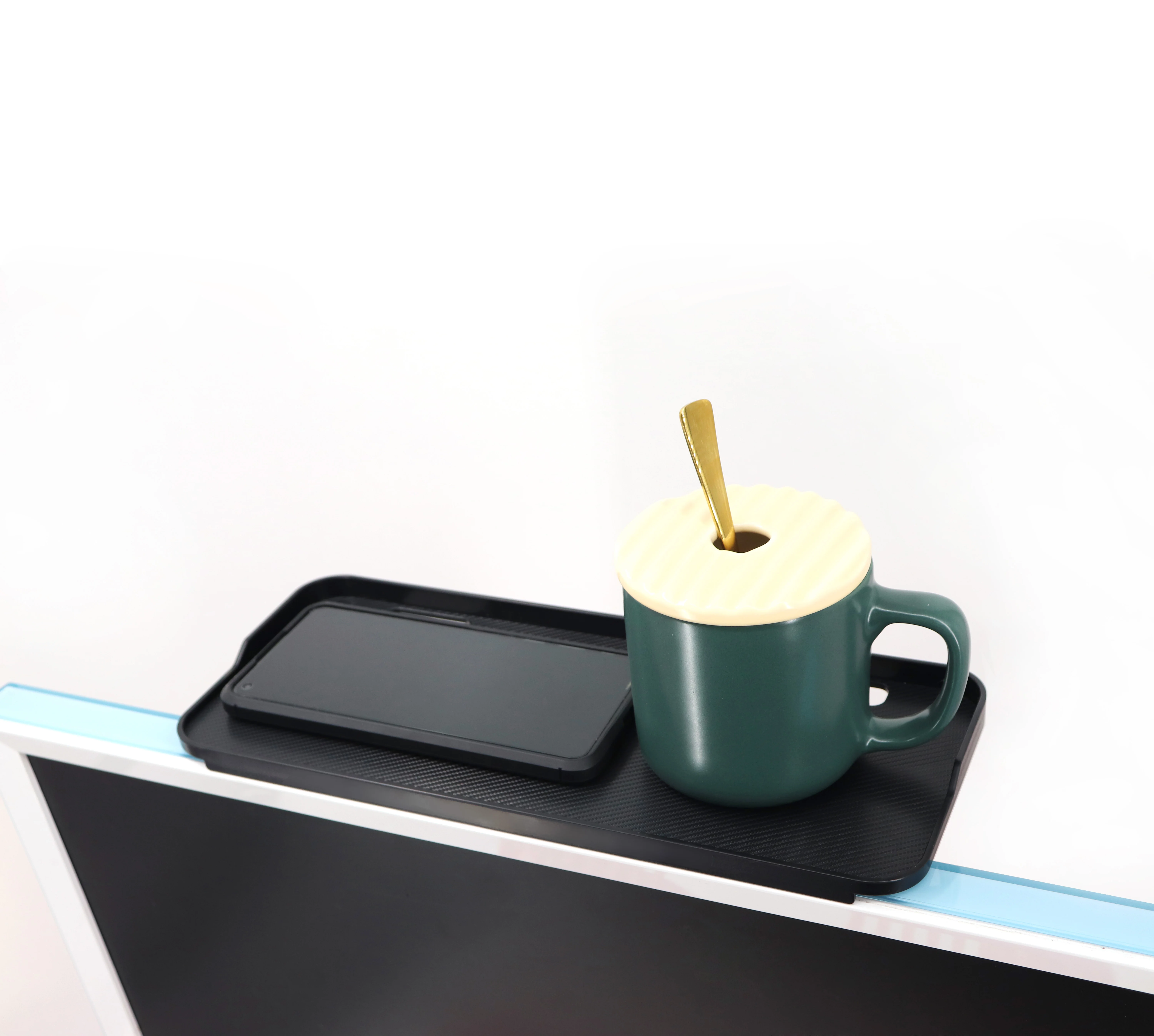 Adjustable TV Screen Top Shelf Display Rack Holder Screen Shelf For Computer Desktop Monitor