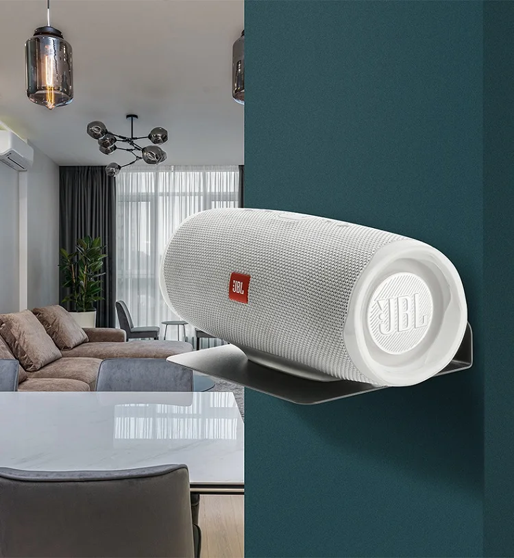 Wholesale Hot Sale Simple Installation Portable Nail-free Metal Wall Mount Sound Speaker Rack Stand