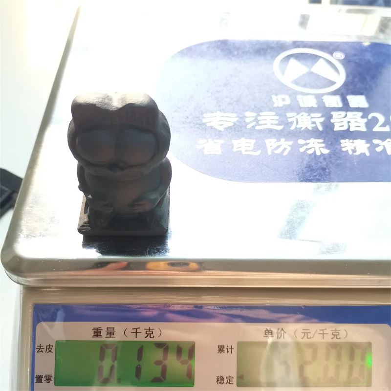 Hot Sale Animal Handicraft Natural Black Obsidian 7cm Crystal Fat Cat Gift For Kids