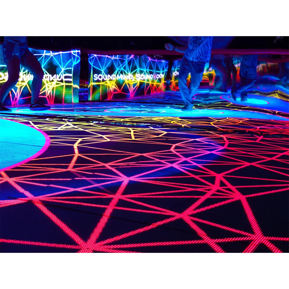 Piste de danse lumineuse интерактивный светодиодный дисплей для танцпола декоративный портативный пиксельный экран дома цена