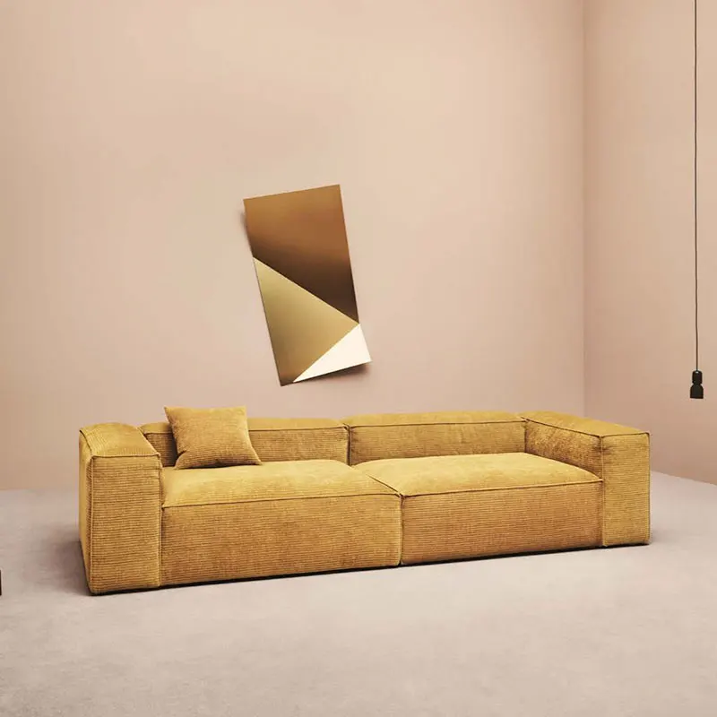Vacuum Compressed 2 Seater Loveseat Sofas Packed In Box Luxury Living Room Set Modular Foam Sofa