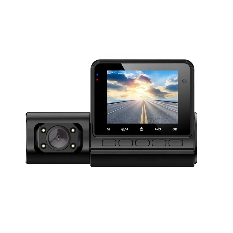3 Channels front 2.5K inside 1080P rearview 1080P HD 2 Inch Wifi GPS DMS car dvr dash cam 170 degree loop record parking monitor