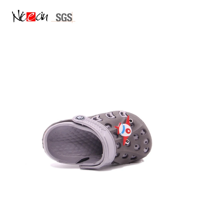 Nicecin, новый стиль, сабо, летние сандалии для мальчиков с украшением самолета