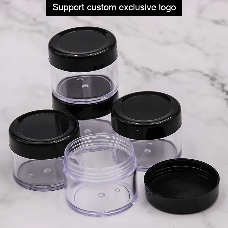 In stock Wholesales 15g portable cream bottle packaging Empty Plastic Face Cream Cosmetic Container lipstick Jar