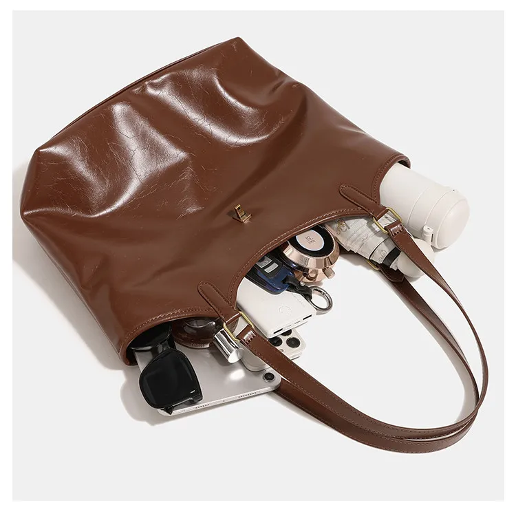 Глобальная Цепочка поставок под заказ # PA1010 Vegan PU moil wax Guangzhou Paparazzi Industry женские кожаные сумки tote для женщин