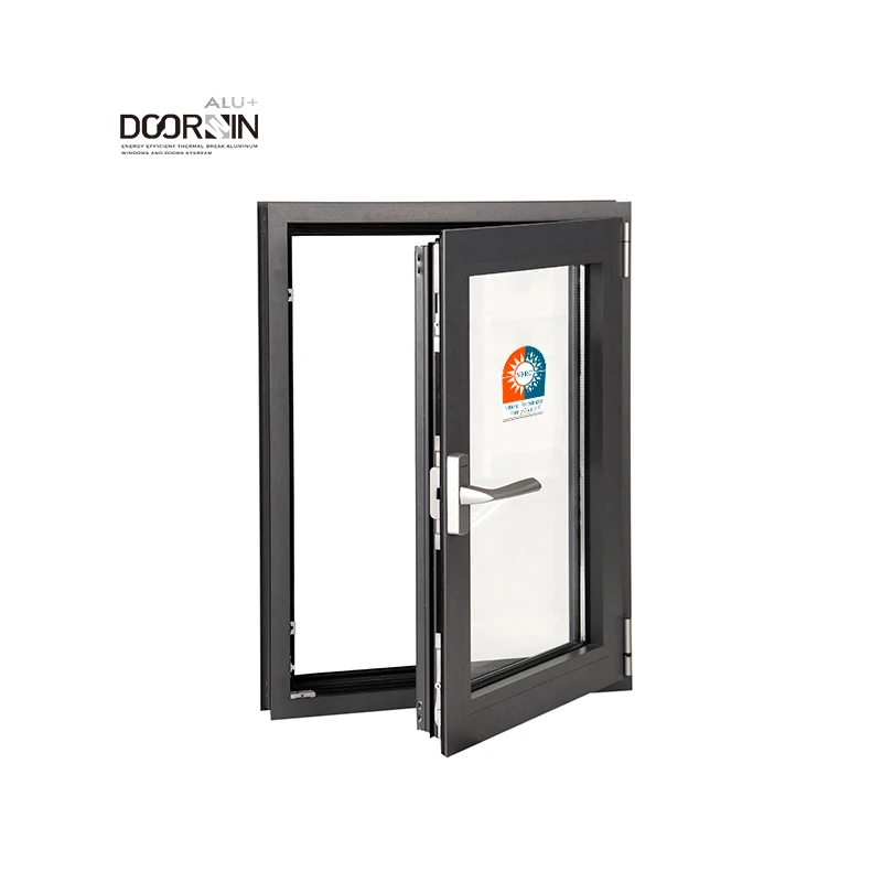 Factory Direct Hurricane Impact Casement Windows Sound Insulation Triple Glazing Aluminium Tilt And Turn Window