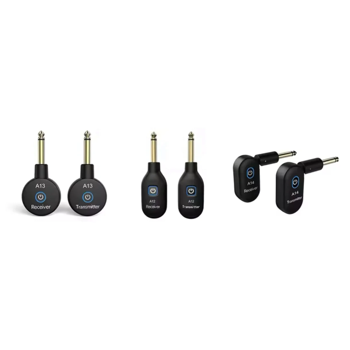 Wholesale 2.4G wireless system guitar transmitter receiver and bass for stringed musical instrument guitar parts and accessories