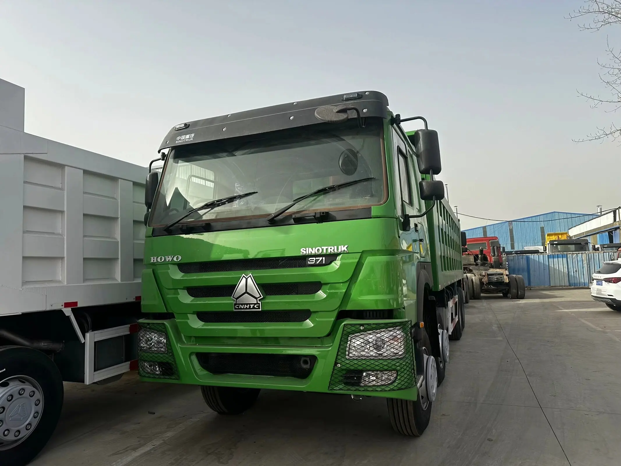 Этиопия Sino HOWO 8x4 16 20 кубических метров 12-колесный самосвал карьерный для продажи Подержанный и новый дизельный двигатель