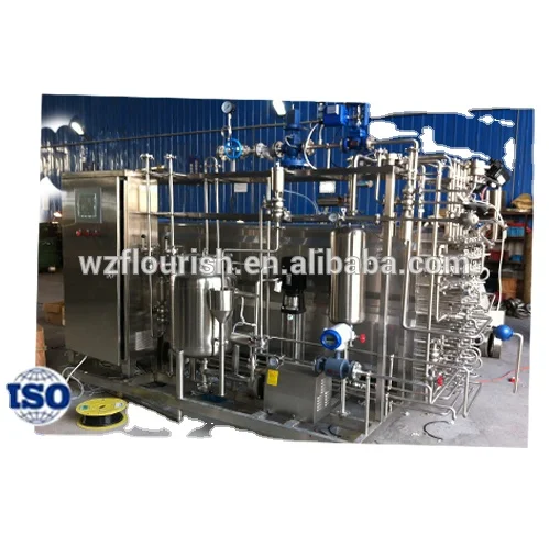 
High Efficiency Stainless steel Automatic Tubular UHT Milk Sterilizer Machine 