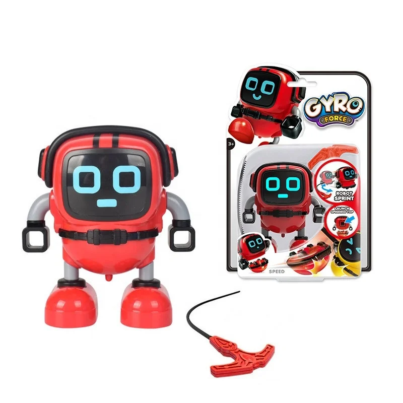 Kids mini gyro force spinning robot toys novelty game toy children gift