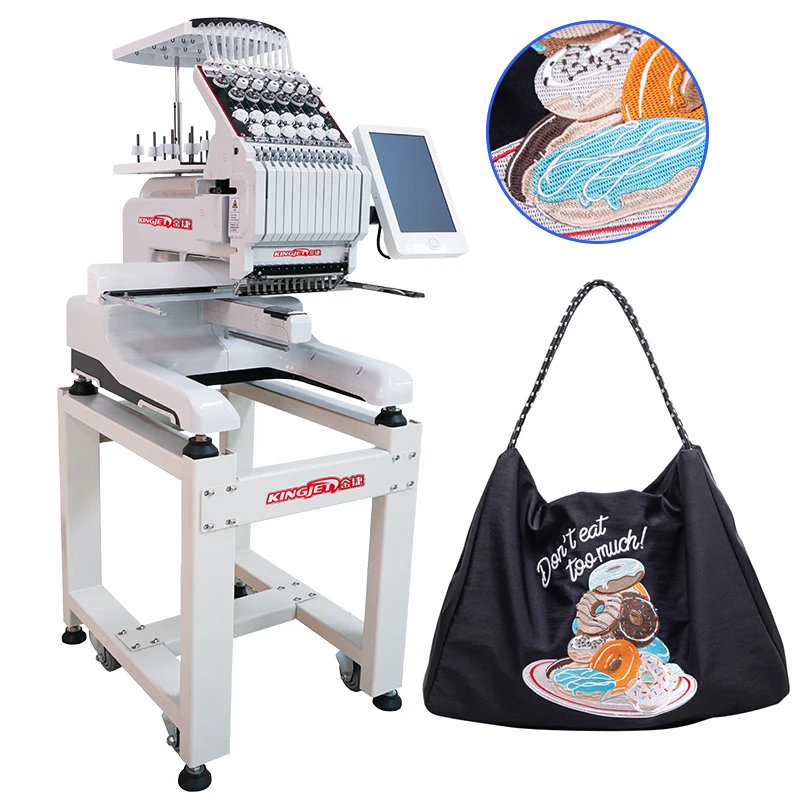 EM-1010 embroidery machines hat t-shirt flat embroidery factory Made in China