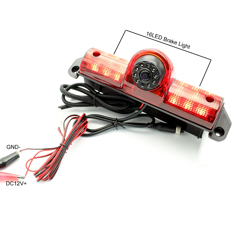 
iPoster car Brake Light CCD Sony Rear View Camera For GM Express Chevy Savana Cargo VAN LED IR Parking Reverse Backup Camera 