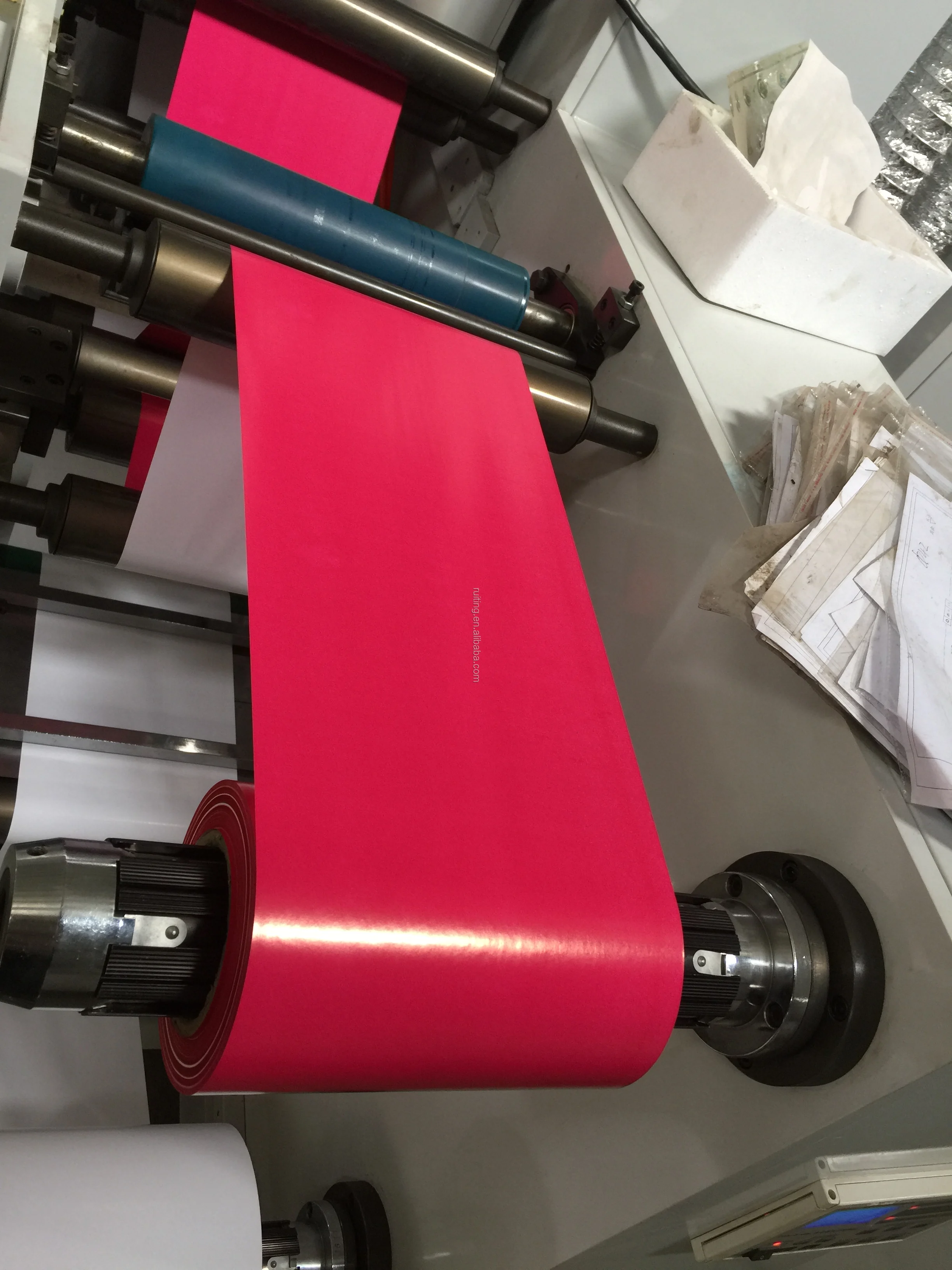 RTRY-420A single color label paper printing machine flexographic printer