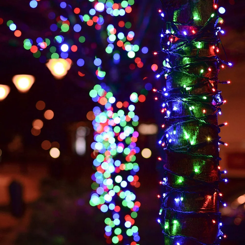 
Festival decorative outdoor led solar fairy garden lights string lights multicolor 