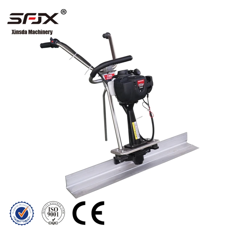 petrol concrete Floor vibrating screed machine