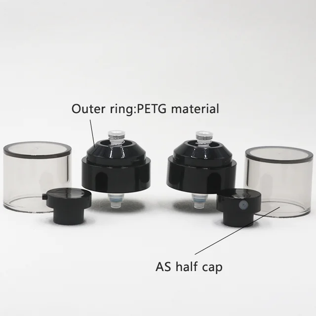 Lotion refillable cosmetic packaging 15ml 30ml 50ml airless pump spray cream bottle