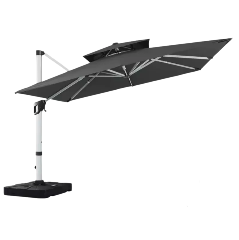 Garden Patio Umbrella Outdoor Commercial Large Parasolbig Size Garden Parasol Sun Rome Big Umbrella Cafe Hotel Luxury Restaurant