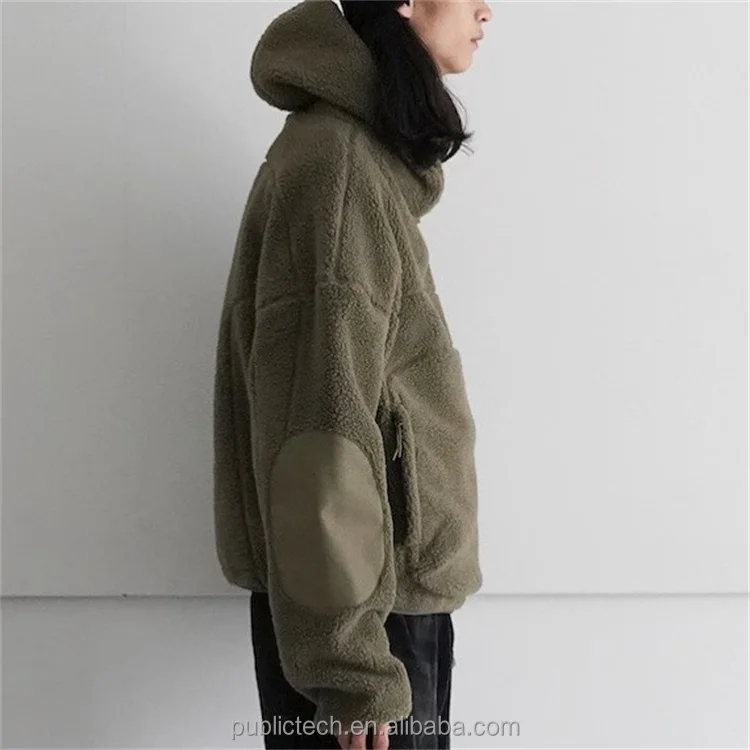 OEM High Quality Unisex Oversized Sherpa Mask Hoodies Jacket Custom Ninja Fleece Hoodie Men