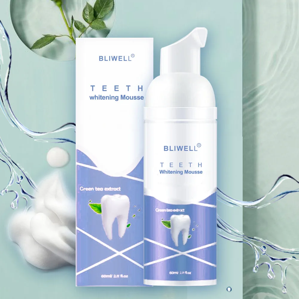 
60ml toothpaste dispenser /Natural Whitening Mousse Toothpaste 