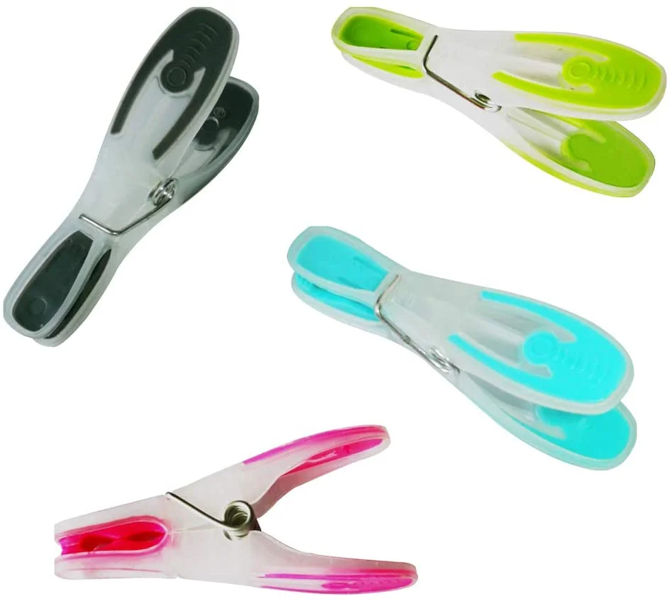 Clothespins Durable Clothes Pegs Pins Clip Colorful Plastic Multifunction Bathroom Modern Rectangle Daily