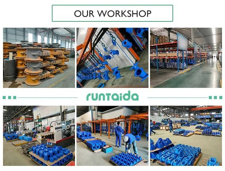 6 inch 200mm PN16 water manual type flanged cast iron rising stem sluice gate valve