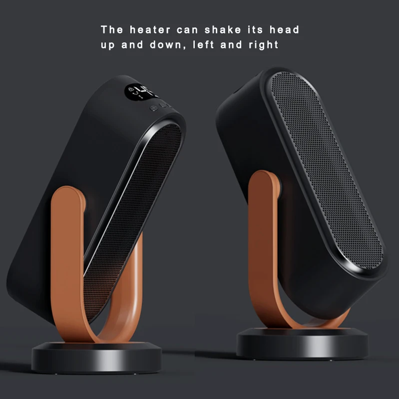 Wholesale new product 1800W silent fan heater remote control up and down left and right shaking head heater