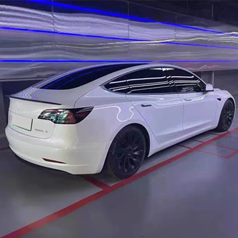 Accessories Decoration Performance for Tesla Model 3 18 inch New style carbon fiber Wheel Center Hub Cap front splitters