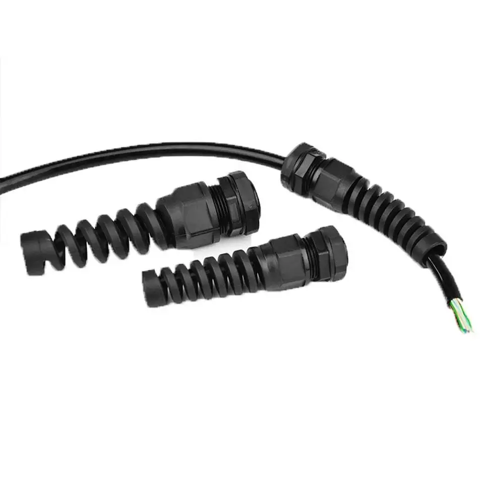 Plastic Strain Relief Cord Grip Liquid Tight PG7 PG9 PG11 PG13.5 PG16 PG21 Thread Cable Gland Strain Relief
