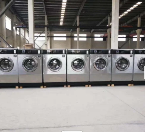 Automatic Card or Coin-operated washing machine , laundromat clothes coin operated washer and dryer machine