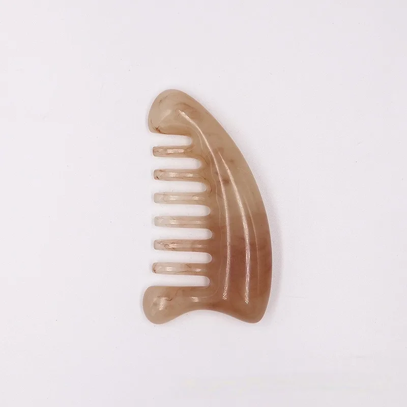 Custom Private Label 100% Resin Wax Gua Sha Scraping Massage Tool Handmade Healing Guasha for Full Body