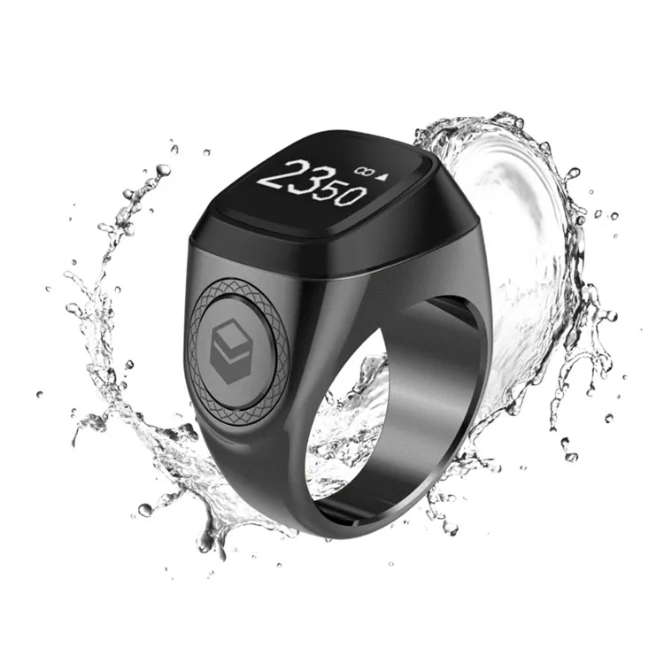 2022 Fancy Smart Muslim Islamic Digital Ring Tasbeeh Tasbix Tasbih Tally Recorder Finger Hand Counter For Prayer Islamic Tasbih