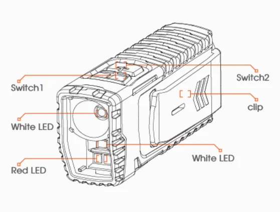 USB Recharging Bright High Lumen Portable Small Pocket Micro Flashlight
