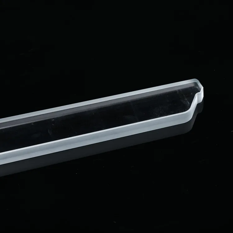 Custom irregular clear laser cut to size tempered glass