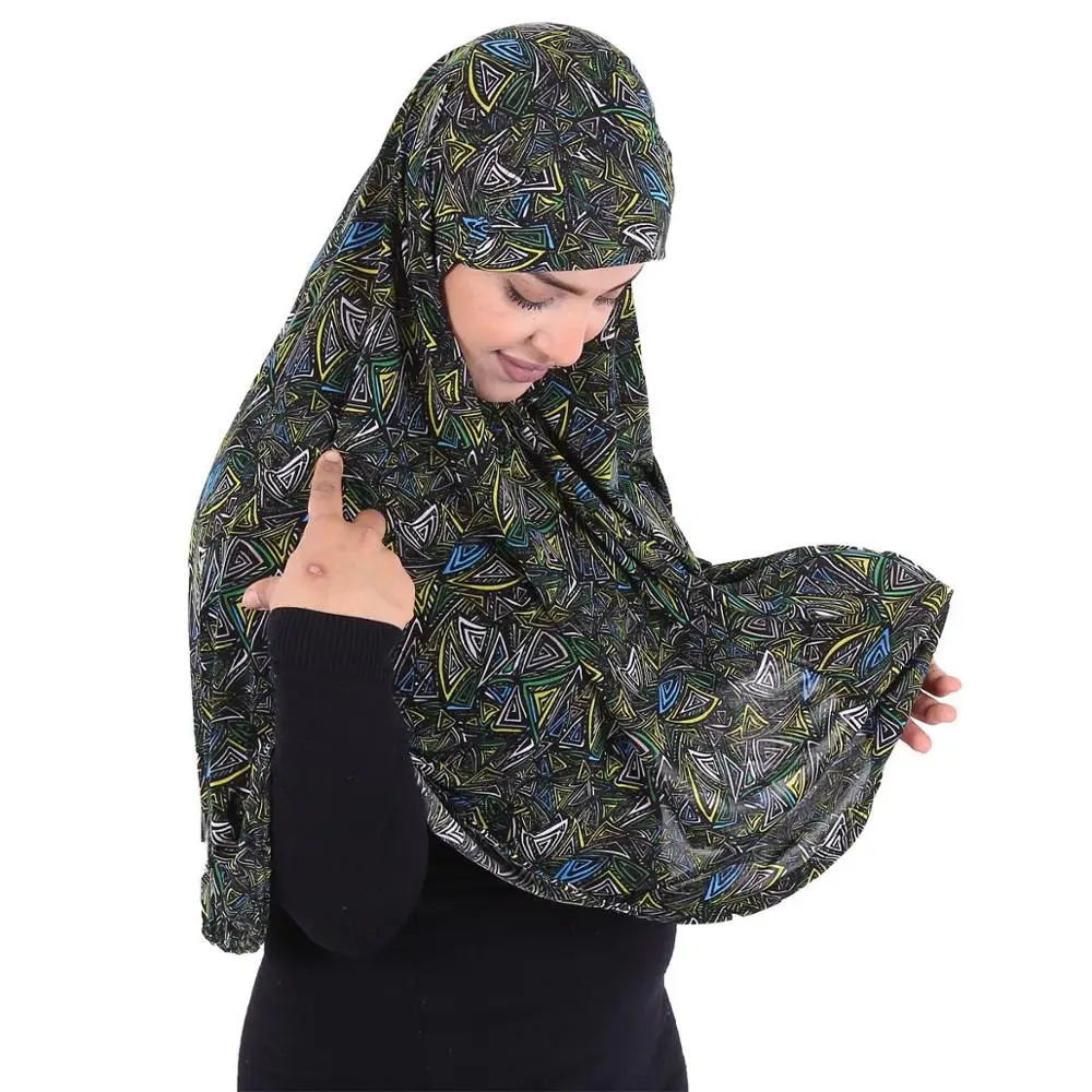 Muslim print big size Hijab Scarf printed head hijab Scarves Women Islam hijab QK034