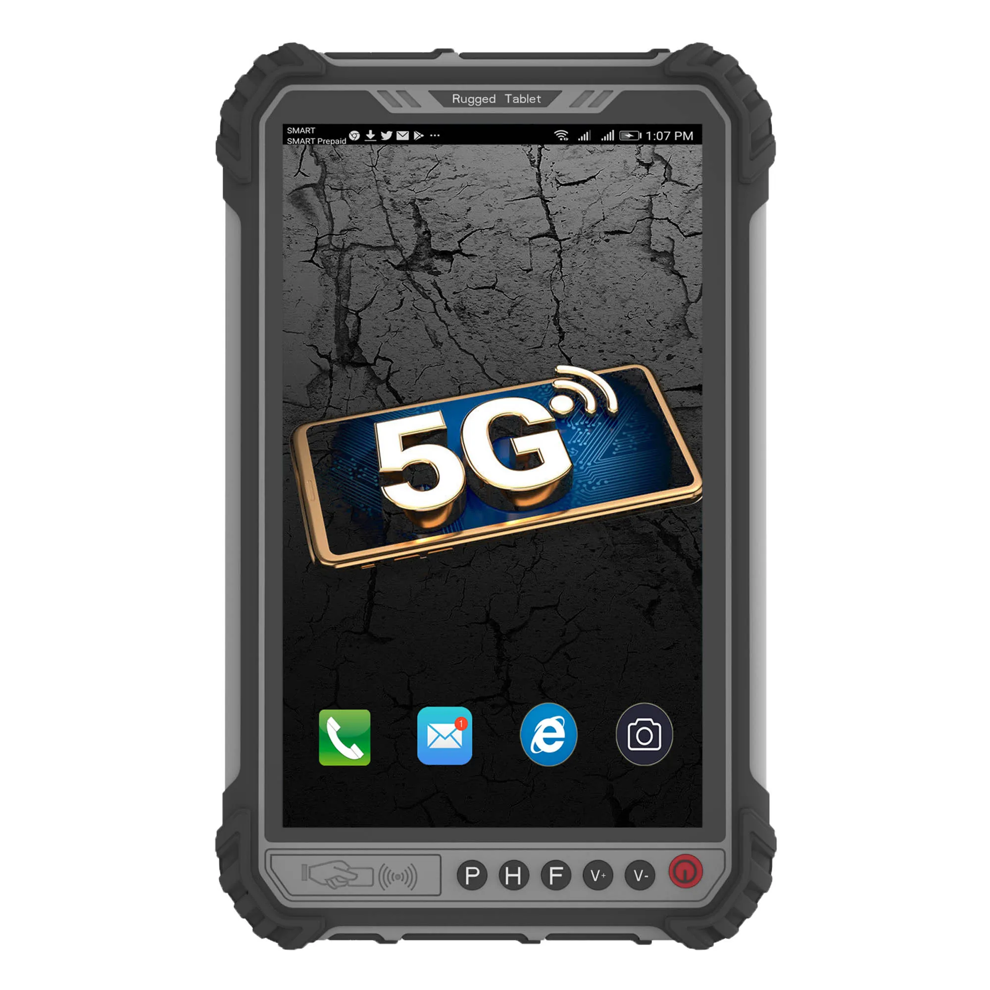 8.0inch 8 Core Tablet PC Rugged Tablet 8GB Android 10 2D Barcode Scan UHF RFID PDA