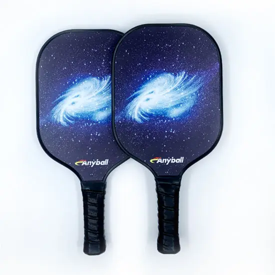 High Quality Carbon Fiber Pickle Ball Paddle with Different Patterns Sets Cover and Bag