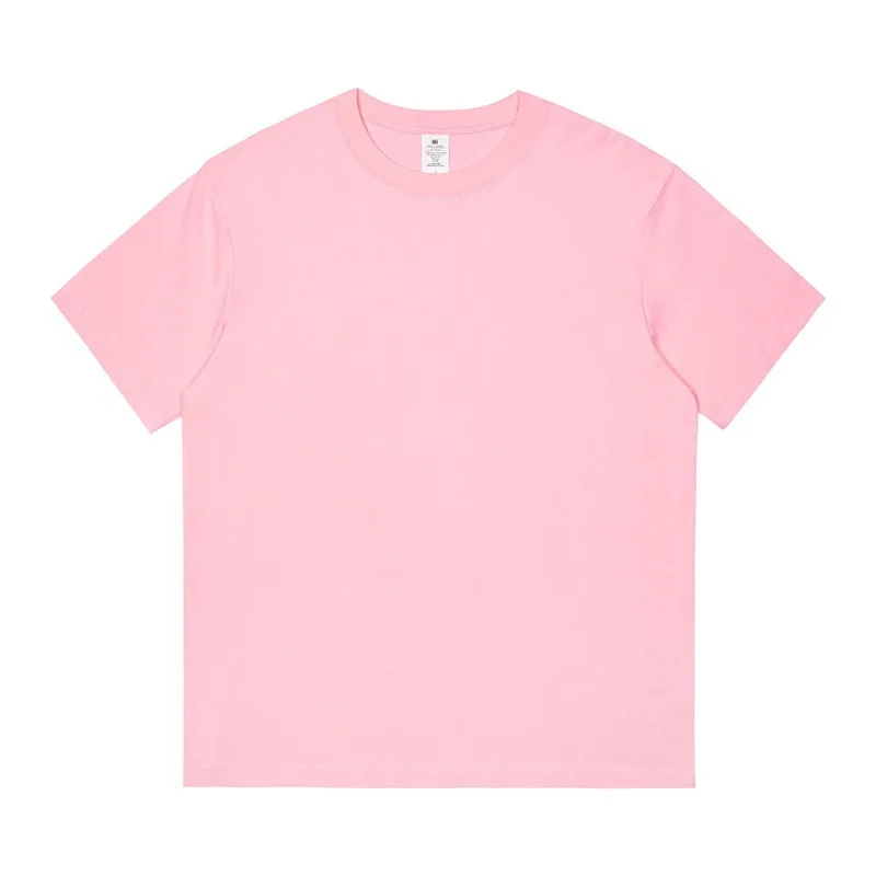 Casual T-Shirt Manufacturer Oem Men Women Summer New Cotton Tees Plus Size Basic Tops T shirts preshrunk