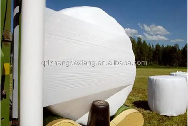 Green Grass Silage Wrap Film Stretch Agricultural Cling Silage Wrap Grass Film Roll