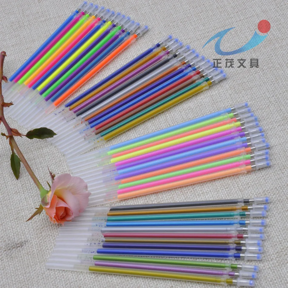 Cheap wholesale custom all kinds Gel Pen Ballpoint  Multi-Colored Refill